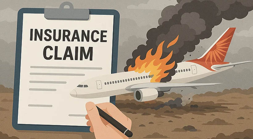അഹമ്മദാബാദ് വിമാനാപകടം: ഇൻഷുറൻസ് ക്ലെയിം 4,000 കോടി രൂപയിലേറെ, ഇന്ത്യൻ വ്യോമയാന ചരിത്രത്തിൽ ഏറ്റവും ഉയർന്ന ക്ലെയിം