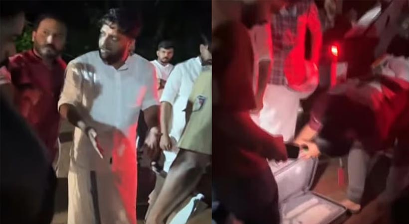 പാലക്കാട്ടെ ‘നീലപ്പെട്ടി’ വിവാദത്തിനു പിന്നാലെ നിലമ്പൂരില് ‘ചാരപ്പെട്ടി’ ചര്ച്ചയാവുന്നു