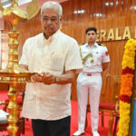 വീണ്ടും ഭാരതാംബ ചിത്ര വിവാദം: രാജ്ഭവനിലെ ചടങ്ങ് ബഹിഷ്‌കരിച്ച് വിദ്യാഭ്യാസ മന്ത്രി