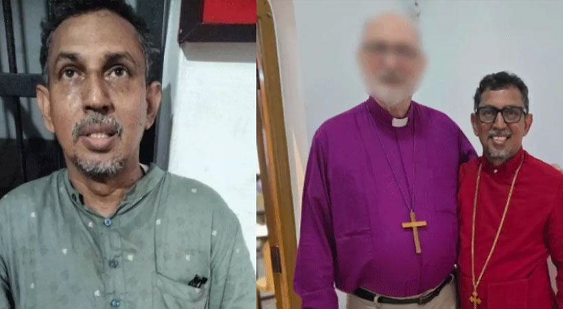 അമേരിക്കയിൽ ജോലി വാഗ്ദാനം ചെയ്ത് തട്ടിപ്പ്; സ്വയം പ്രഖ്യാപിത ‘ബിഷപ്’ സന്തോഷ് പി. ചാക്കോ പിടിയിൽ