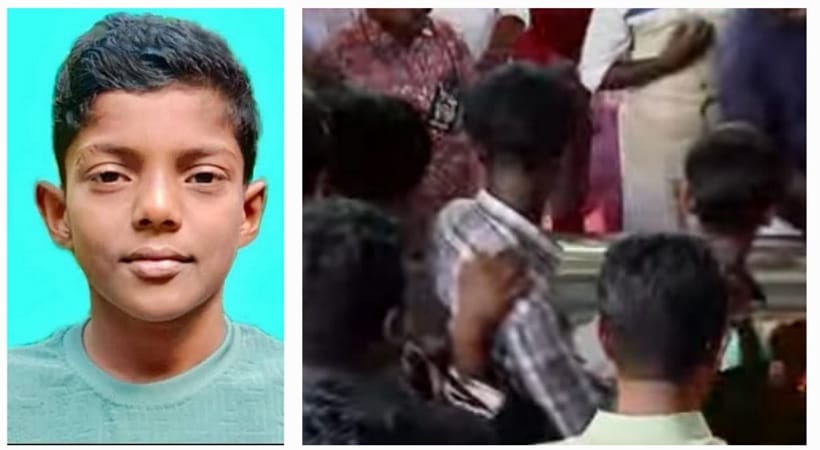 ചേതനയറ്റ് അവസാനമായി സ്കൂൾ മുറ്റത്ത്,  ഒരു നോക്ക് കാണാൻ ജനപ്രവാഹം, മിഥുൻ പഠിച്ച സ്കൂളിൽ പൊതുദർശനം തുടരുന്നു