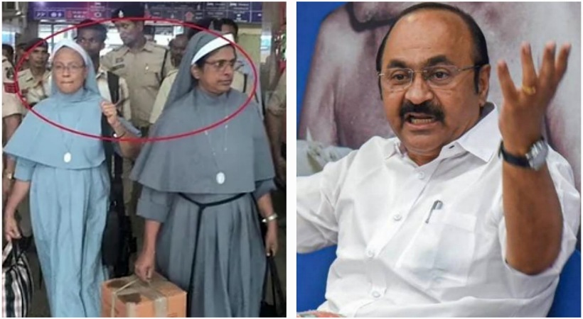 ‘സംഘ്പരിവാർ ആട്ടിൻതോലണിഞ്ഞ ചെന്നായ്ക്കൾ’, ചത്തീസ്ഗഡിൽ മലയാളി കന്യാസ്ത്രീകളുടെ അറസ്റ്റിൽ രൂക്ഷ വിമർശനവുമായി സതീശൻ, ‘ഉടൻ മോചിപ്പിക്കണം’