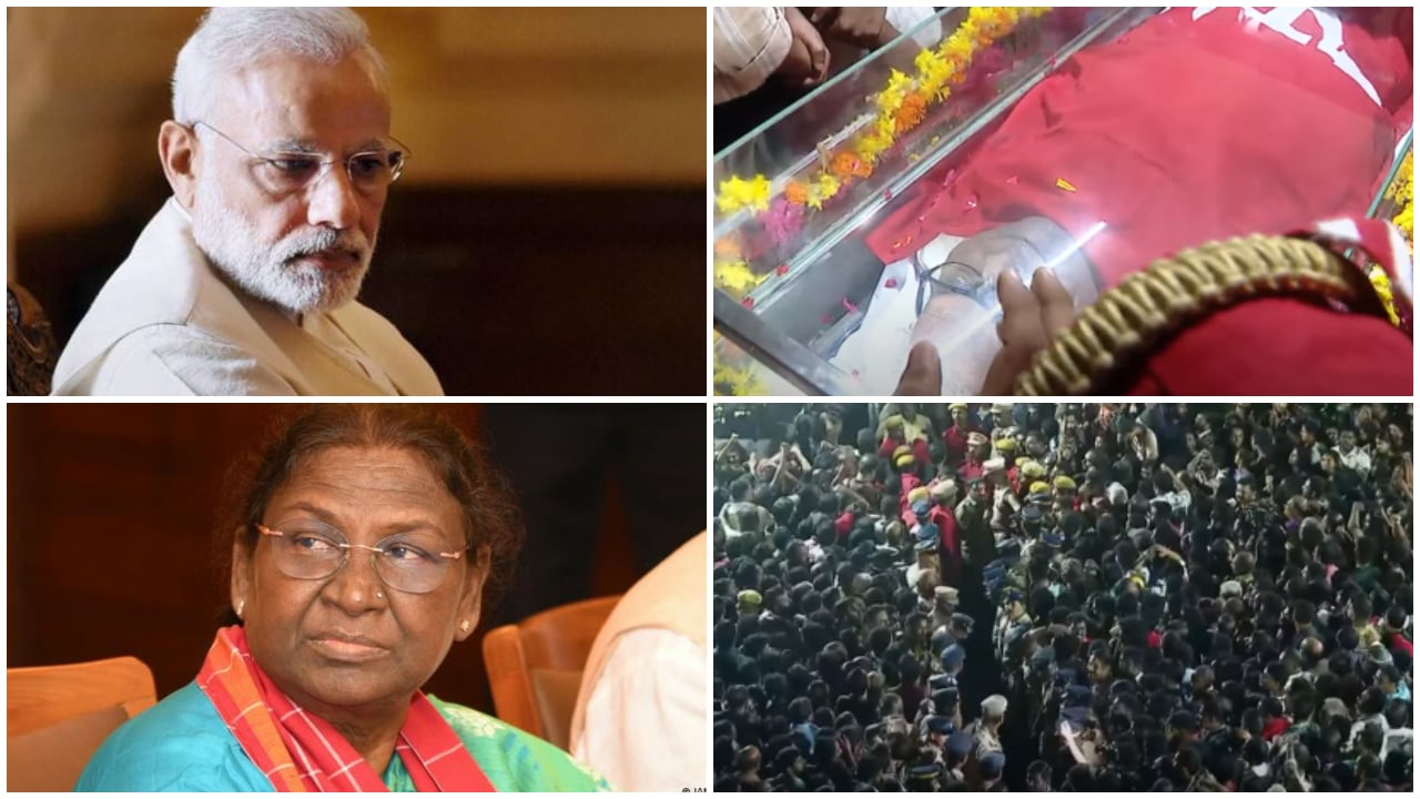 രാജ്യത്തിന് അഗാധ ദുഃഖം, വിഎസിന്‍റെ വിയോഗത്തിൽ വേദന പങ്കുവച്ച് പ്രധാനമന്ത്രിയും രാഷ്ട്രപതിയുമടക്കമുള്ളവർ; ചിത്രം പങ്കുവച്ച് മലയാളത്തിൽ മോദിയുടെ കുറിപ്പ്