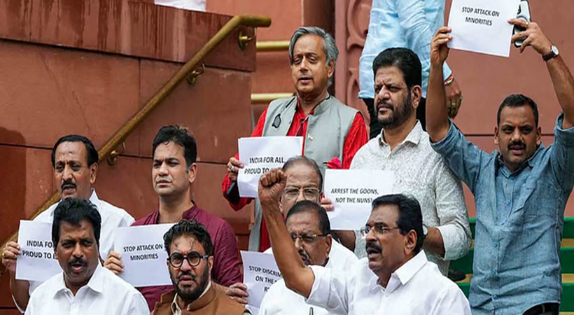 ഛത്തീസ്ഗഢ് കന്യാസ്ത്രീകളുടെ അറസ്റ്റ് : യുഡിഎഫ് എംപിമാർ അമിത് ഷായെ കാണും, ജാമ്യത്തിൽ ആശ്വാസസൂചന