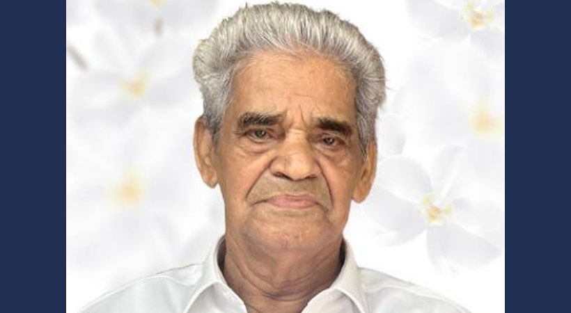 ജോൺ ജോസഫ് ചാമക്കാല  അന്തരിച്ചു
