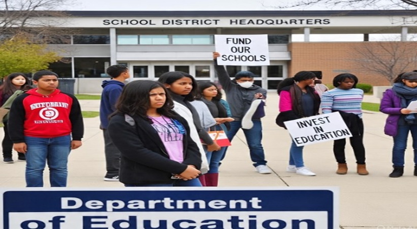 സ്കൂൾ ജില്ലകൾ, അധ്യാപക പരിശീലനം, കുടിയേറ്റ വിദ്യാർത്ഥികൾ എന്നിവയ്ക്കുള്ള പണം വിദ്യാഭ്യാസ വകുപ്പ് മരവിപ്പിച്ചു
