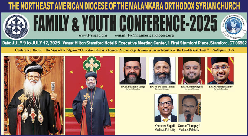 നോർത്ത് ഈസ്റ്റ് അമേരിക്കൻ ഭദ്രാസന ഫാമിലി & യൂത്ത് കോൺഫറൻസിന് കണക്റ്റിക്കട്ടിൽ തുടക്കമായി
