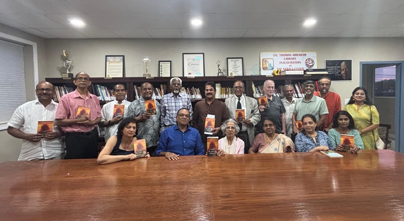 ‘ദി ഗേൾ ഇൻ സ്കാർലെറ്റ് ഹിജാബ്’;സർഗ്ഗവേദിയുടെ അരങ്ങിൽ നോവൽ പ്രകാശനം