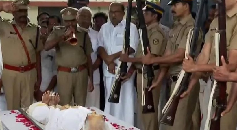 സാനു മാഷിന് ഔദ്യോഗിക ബഹുമതികളോടെ വിട, കേരളത്തിന്റെ അക്ഷര ലോകത്തെ തിളങ്ങുന്ന ഓർമയായി ജ്വലിക്കും