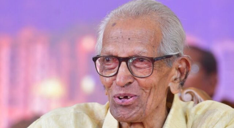 മലയാളത്തിൻ്റെ ഗുരുനാഥൻ പ്രഫ. എം.കെ. സാനു വിടചൊല്ലി