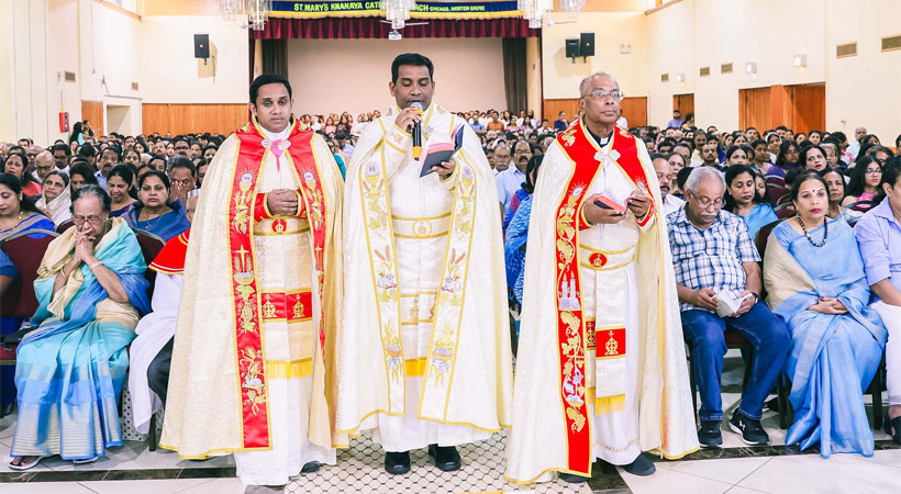 ചിക്കാഗോ സെന്റ് മേരീസ് ക്നാനായ കത്തോലിക്കാ ഇടവകയിലെ ദര്ശന തിരുനാളിന് ഭക്തിനിര്ഭരമായ സമാപനം