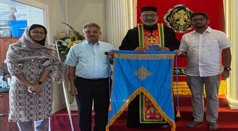 സാന്‍ഫ്രാന്‍സിസ്‌കൊ സെന്റ് മേരീസ് പള്ളിയുടെ പ്രധാന പെരുന്നാളായ വിശുദ്ധ ദൈവമാതാവിന്റെ വാങ്ങിപ്പ് പെരുന്നാളിന് കൊടികയറി