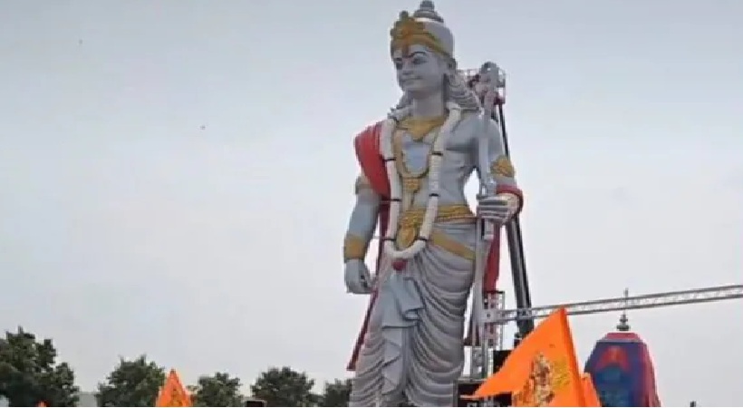 കാനഡയിൽ 51 അടി ഉയരമുള്ള ശ്രീരാമ പ്രതിമ അനാച്ഛാദനം ചെയ്തു ;വടക്കേ അമേരിക്കയിലെ ഏറ്റവും ഉയരമുള്ള ശ്രീരാമ പ്രതിമ