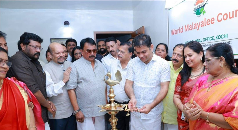 വേൾഡ് മലയാളി കൗൺസിൽ ഗ്ലോബൽ ഓഫീസ് കൊച്ചിയിൽ ഹൈബി ഈഡൻ എംപി ഉദ്ഘാടനം ചെയ്തു