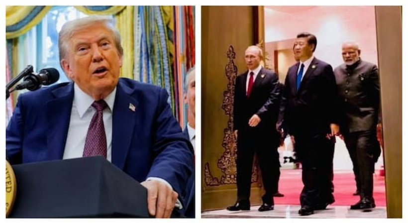 ഇന്ത്യയും റഷ്യയും ഇരുണ്ട ചൈന പോലെ, അവർക്ക് ഒരുമിച്ച് ദീർഘവും സമൃദ്ധവുമായ ഭാവി ഉണ്ടാകട്ടെ: ട്രംപ്