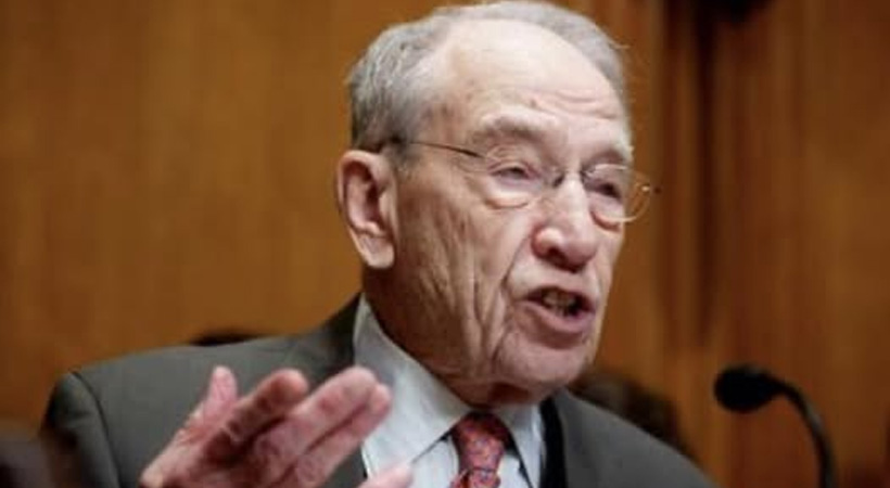 വിദേശ വിദ്യാർത്ഥികൾക്ക് ജോലി അംഗീകാരം നൽകുന്ന നയം: വിശദീകരണം ആവശ്യപ്പെട്ടു സെനറ്റ് ജുഡീഷ്യറി കമ്മിറ്റി ചെയർമാൻ ചാൾസ് ഇ. ഗ്രാസ്ലി