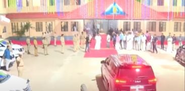 ആഗോള അയ്യപ്പസംഗമത്തിനായി മുഖ്യമന്ത്രി പമ്പയിലെത്തി