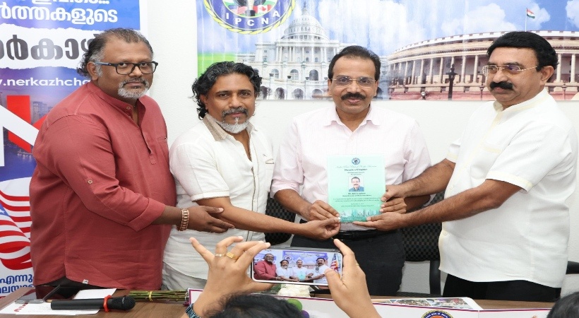 ഹ്യൂസ്റ്റണിലെ നേര്‍ക്കാഴ്ചയുടെ ഓഫീസില്‍ പ്രശസ്ത മാധ്യമ പ്രവര്‍ത്തകന്‍ ജോണി ലൂക്കോസിന് സ്വീകരണം നല്കി