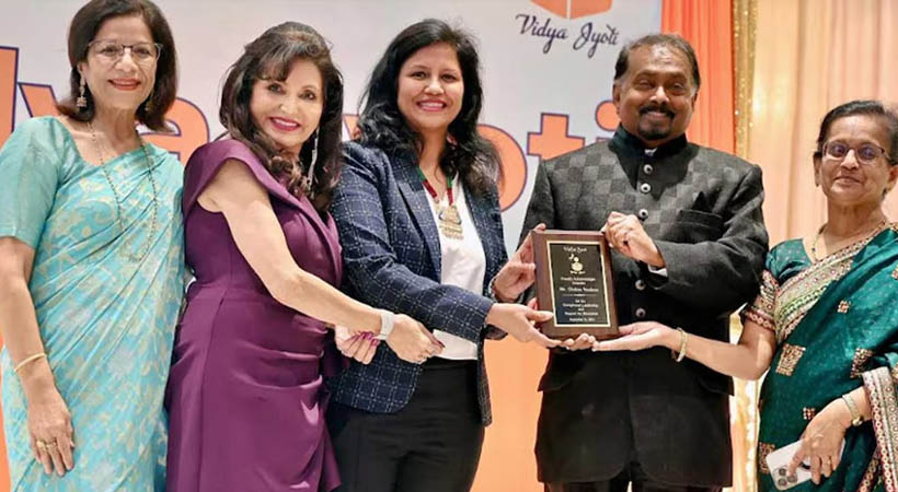 ഗ്ലാഡ്സണ് വര്ഗീസിന് ലീഡര്ഷിപ് അവാര്ഡ്