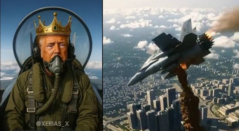 കിരീടം വെച്ച് മനുഷ്യ വിസർജ്യം വർഷിക്കുന്ന സ്വന്തം എഐ വീഡിയോകൾ! ‘നോ കിങ്സ്’ പ്രക്ഷോഭത്തെ പരിഹസിച്ച് ട്രംപ്