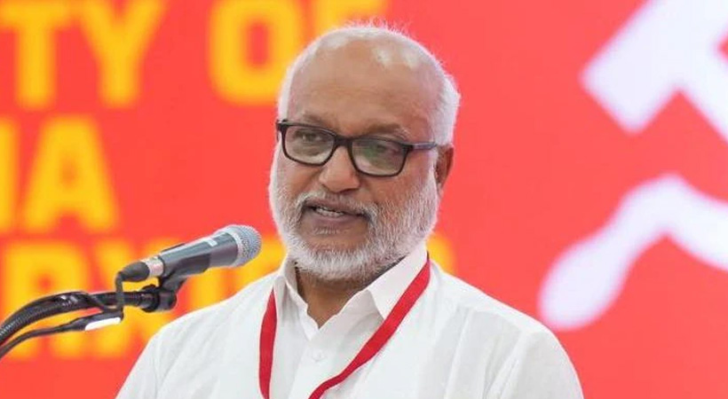‘വളരെ നിസ്സഹായനാണ്, കുറച്ച് ശക്തി പ്രകാശ് ബാബുവിൽ നിന്ന് വാങ്ങാം’; പിഎം ശ്രീ വിഷയത്തിൽ സിപിഐ നേതാവിനെ പരിഹസിച്ച് എം.എ. ബേബി