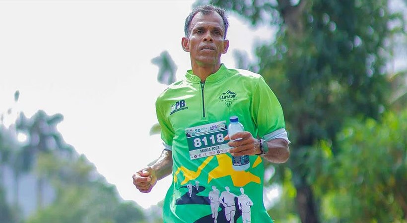തുടർച്ചയായി 100 ഹാഫ് മാരത്തോണുകൾ; ആദ്യ മലയാളിയായി മരിയ ജോസ്