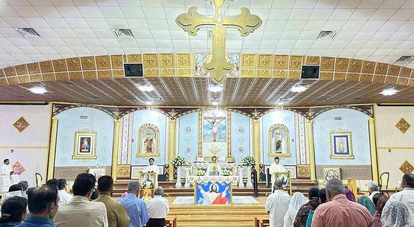 സെന്റ് മേരീസ് ക്നാനായ കത്തോലിക്കാ ഫൊറോന ദൈവാലയത്തിൽ തിരുനാൾ ഒക്ടോബർ എട്ട് മുതൽ