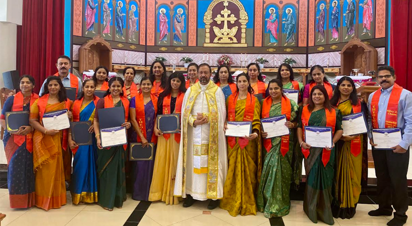 സെന്റ് തോമസ് സീറോ മലബാർ ദേവാലയത്തിൽ ദൈവശാസ്ത്ര ഡിപ്ലോമ : പ്രഥമ ബാച്ചിലെ 22 പേർക്ക് ബിരുദം