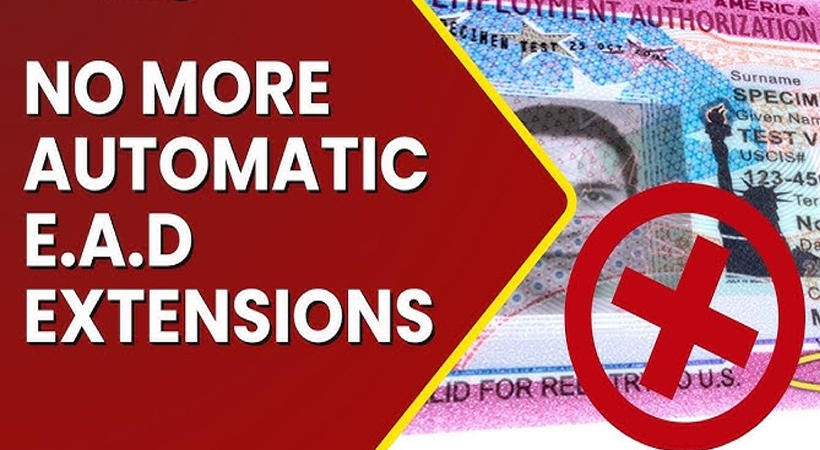 യുഎസിൽ വർക്ക് പെർമിറ്റ് നിയമങ്ങൾ കടുപ്പിക്കുന്നു; ഗ്രേസ് പിരീഡ് റദ്ദാക്കി, പെർമിറ്റ് ഇനി സ്വമേധയാ നീട്ടാനാവില്ല