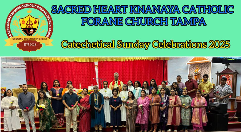 താമ്പാ സേക്രഡ് ഹാർട്ട് പള്ളിയിൽ മതബോധന ഞായറാഴ്ച ആചരണം
