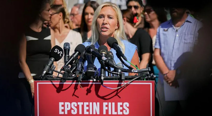 ട്രംപും മാർജോറി ടെയ്‌ലർ ഗ്രീനും തമ്മിൽ പരസ്യമായ തർക്കം, ചെളിവാരിയെറിയൽ