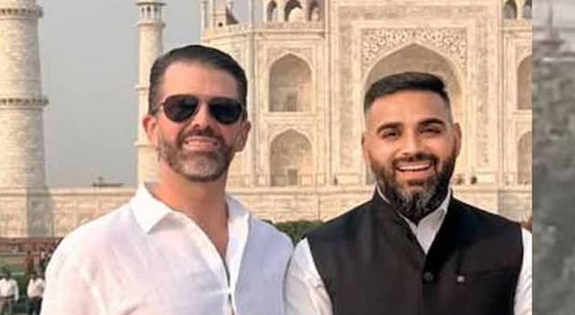 താജ്മഹലിന്റെ മനോഹാരിത നേരിട്ടറിയാന്‍ ഡോണള്‍ഡ് ട്രംപ് ജൂണിയര്‍ എത്തി