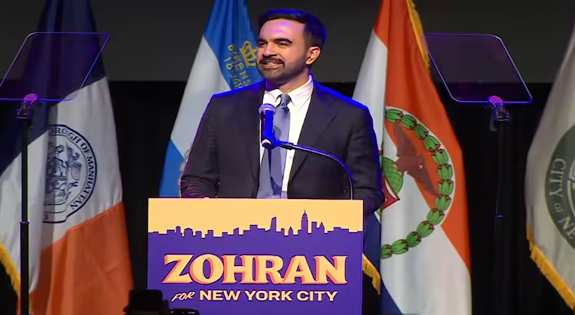 ‘ട്രിസ്റ്റ് വിത്ത് ഡെസ്റ്റിനി’ നെഹ്റുവിന്റെ പ്രസംഗത്തിലെ ഭാഗങ്ങള് ഉദ്ധരിച്ച് സൊഹ്റാന് മംദാനി