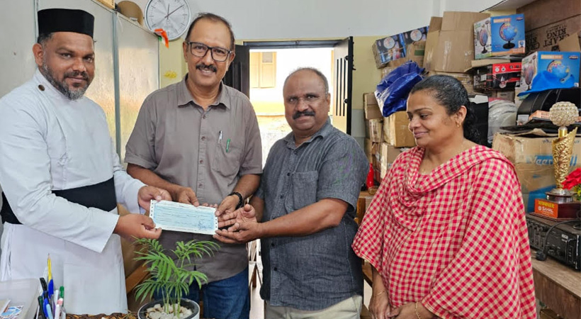 ഒരുമയുടെ തുണയില്‍ വെള്ളാറമല സ്‌കൂളിന് സ്നേഹോപകാരവുമായി നല്ല ശമര്യാക്കാരന്‍