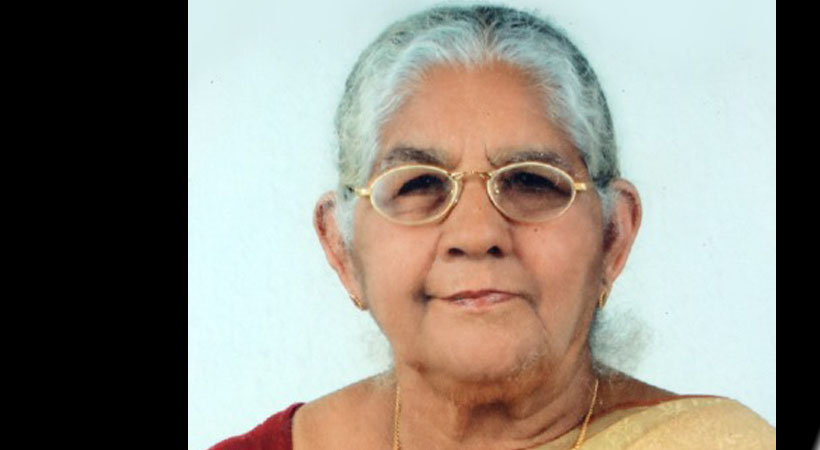 ശോശാമ്മ തോമസ് മുളമൂട്ടില് അന്തരിച്ചു