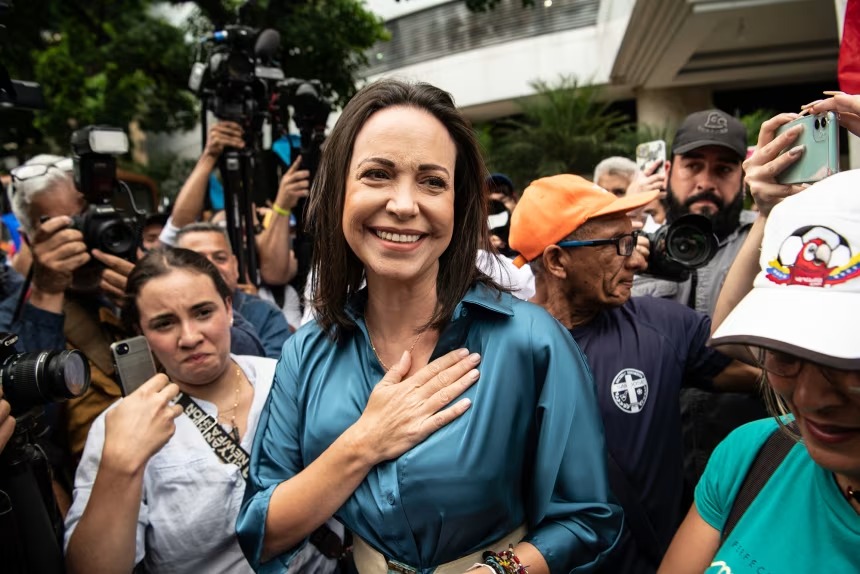 സുരക്ഷാ ഭീഷണി, വെനസ്വേല നേതാവ് മരിയ കൊറീന മച്ചാഡോയ്ക്ക് നൊബേൽ സമ്മാനദാന ചടങ്ങിൽ പങ്കെടുക്കാനായില്ല