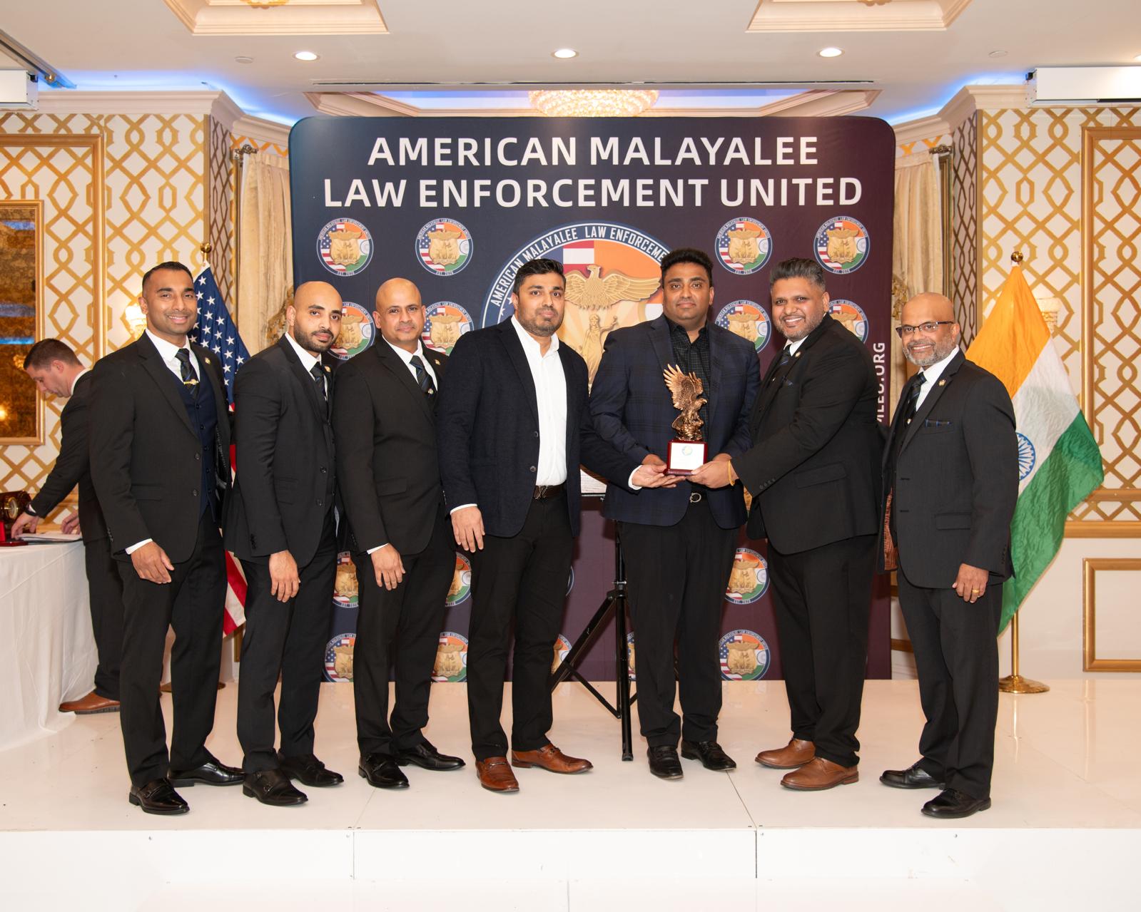 വളർച്ചയുടെ അഞ്ചു വർഷം പൂർത്തിയാക്കി മലയാളി ലോ-എൻഫോഴ്സ്മെന്റ് സംഘടന;വാർഷിക വിരുന്നിൽ നിയമപാലക പ്രതിഭകളെ ആദരിച്ചു