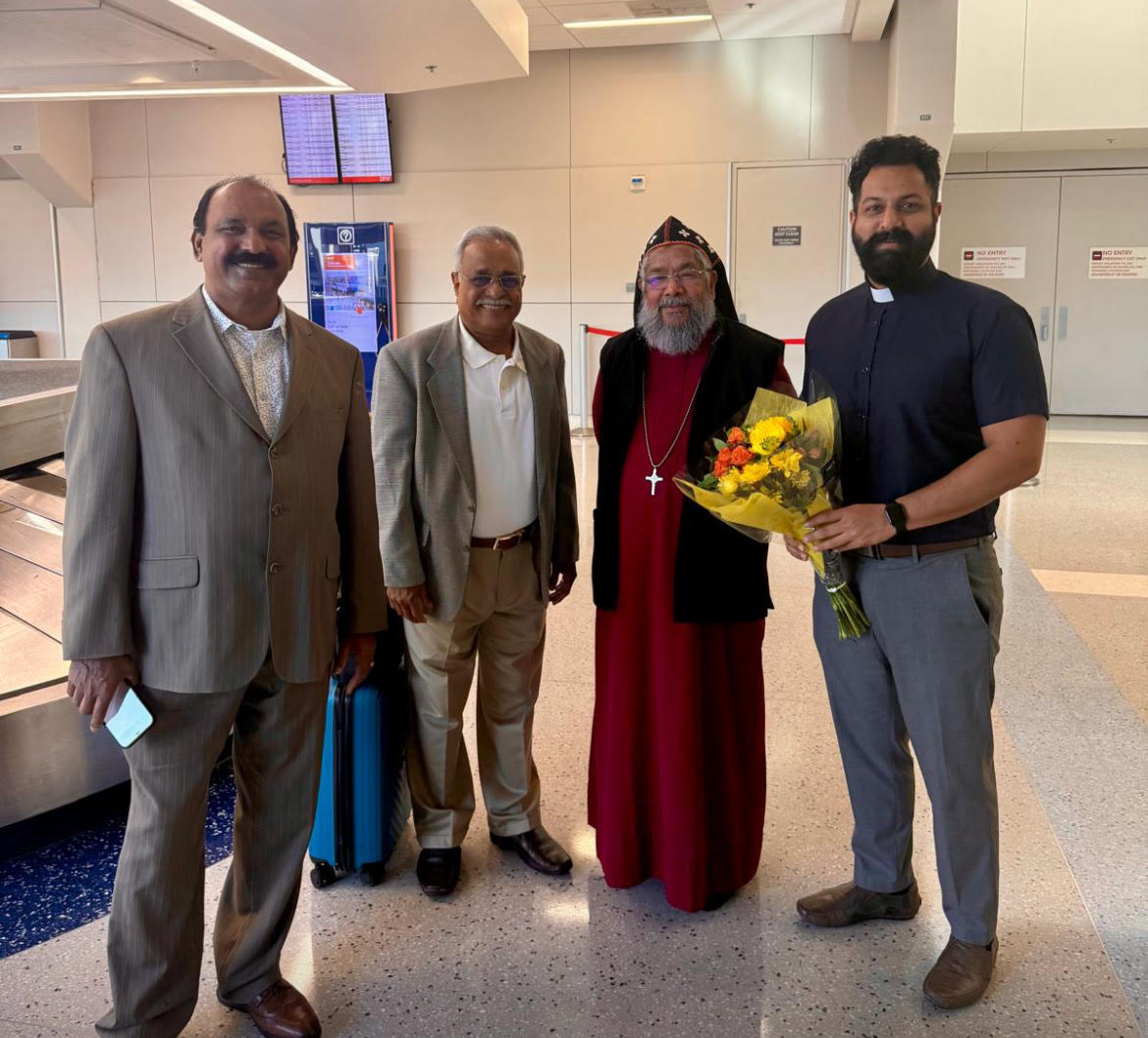 ഭദ്രാസനാധിപൻ അബ്രഹാം മാർ പൗലോസിനു ഡാളസിൽ ഊഷ്മള സ്വീകരണം; ഞായറാഴ്ച സെഹിയോൻ പള്ളിയിൽ വിശുദ്ധ കുർബാന രാവിലെ 9 നു