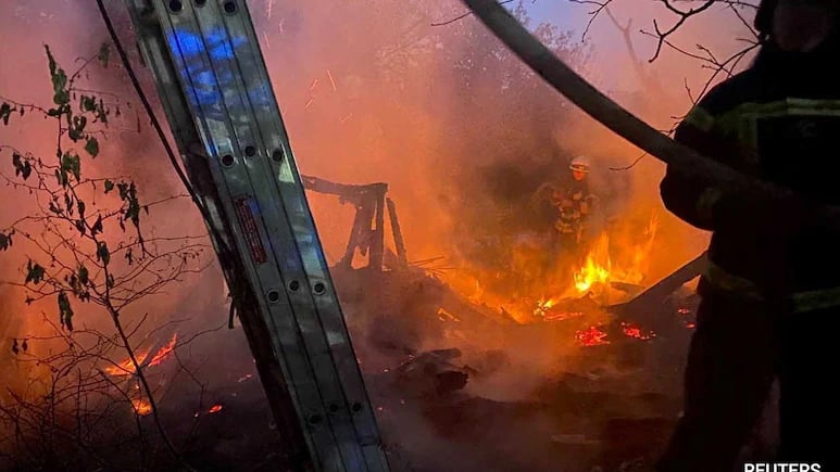 കീവിൽ കനത്ത റഷ്യൻ ആക്രമണം; മിസൈലുകളും ഡ്രോണുകളും വർഷിച്ച് റഷ്യ