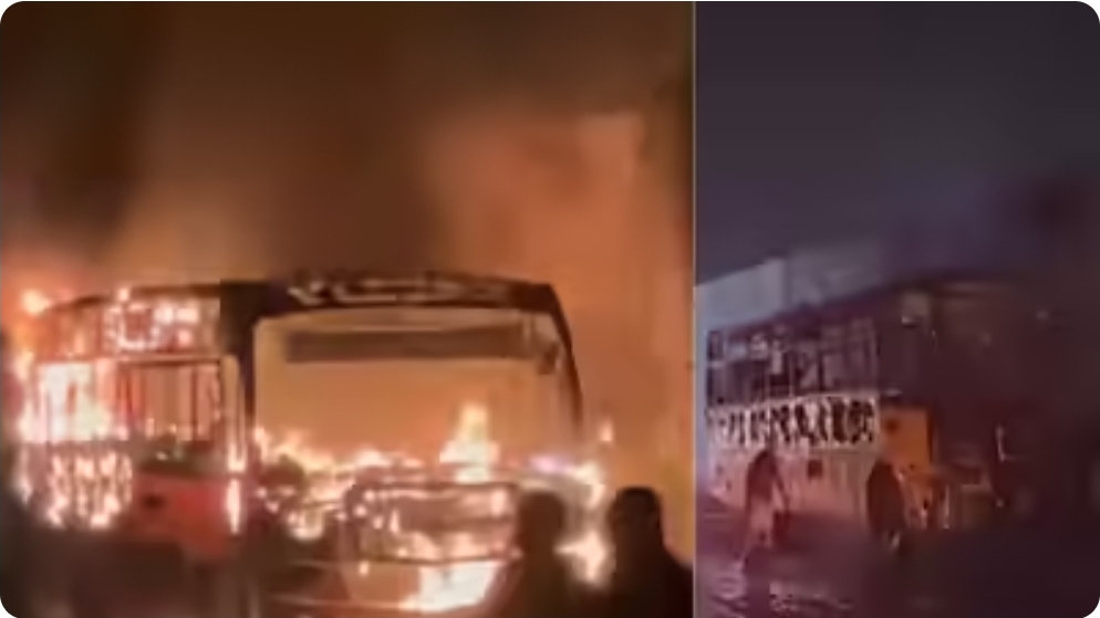 ബാംഗളൂരിൽ നിന്ന് കോഴിക്കോട്ടേയ്ക്ക് വന്ന കെഎസ്ആർ ടി സി ബസ് പൂർണമായി  കത്തി നശിച്ചു: തീപിടുത്തമുണ്ടായത് പുലർച്ചെ