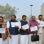 ‘പോറ്റിയെ കേറ്റിയെ …. സ്വര്ണം ചെമ്പായി മാറ്റിയെ… സ്വര്ണം കട്ടവരാരപ്പാ.. സഖാക്കളാണേ അയ്യപ്പ’; ശബരിമല സ്വര്ണക്കൊള്ളയില് പാര്ലമെന്റിനു മുന്നില് പാട്ടുപാടി യുഡിഎഫ് എംപിമാര്