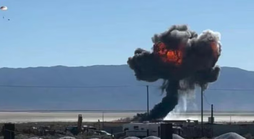 അമേരിക്കന്‍ വ്യോമസേനയുടെ എഫ് 16 പോര്‍വിമാനം കാലിഫോര്‍ണിയയില്‍ തകര്‍ന്നു വീണു: പൈലറ്റ് അത്ഭുതകരമായി രക്ഷപെട്ടു