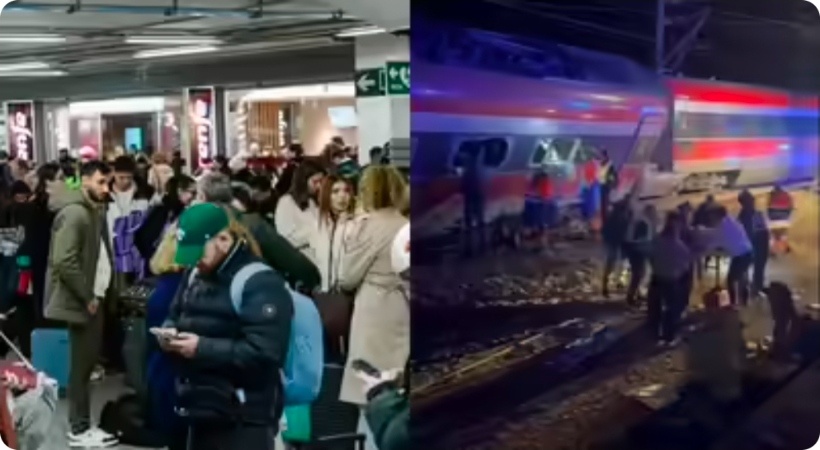 സ്പെയിനിലെ മാഡ്രിഡണിൽ അതിവേഗ ട്രയിനുകൾ കൂട്ടിയിടിച്ച് 21 മരണം: നിരവധിപ്പേർക്ക് പരിക്ക്