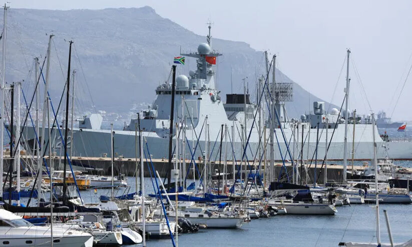 ദക്ഷിണാഫ്രിക്കൻ തീരത്ത് ചൈന, റഷ്യ, ഇറാൻ നാവികാഭ്യാസത്തിന് തുടക്കം; കരുത്തുകാട്ടി യുദ്ധക്കപ്പലുകൾ