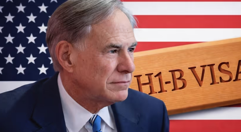 ഇന്ത്യക്കാര്ക്ക് വന് തിരിച്ചടി: ടെക്സസില് എച്ച് വണ് ബി വീസയ്ക്ക നിരോധനം ഏര്പ്പെടുത്തി ഗവര്ണറുടെ ഉത്തരവ്