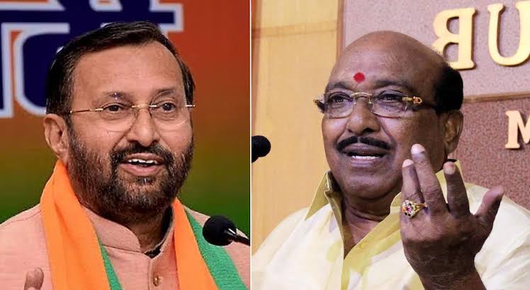 രാഷ്ട്രീയ വിവാദങ്ങൾക്കിടെ വെള്ളാപ്പള്ളി-ജാവദേക്കർ കൂടിക്കാഴ്ച; നീക്കം നിയമസഭാ തെരഞ്ഞെടുപ്പ് ലക്ഷ്യമിട്ടോ?