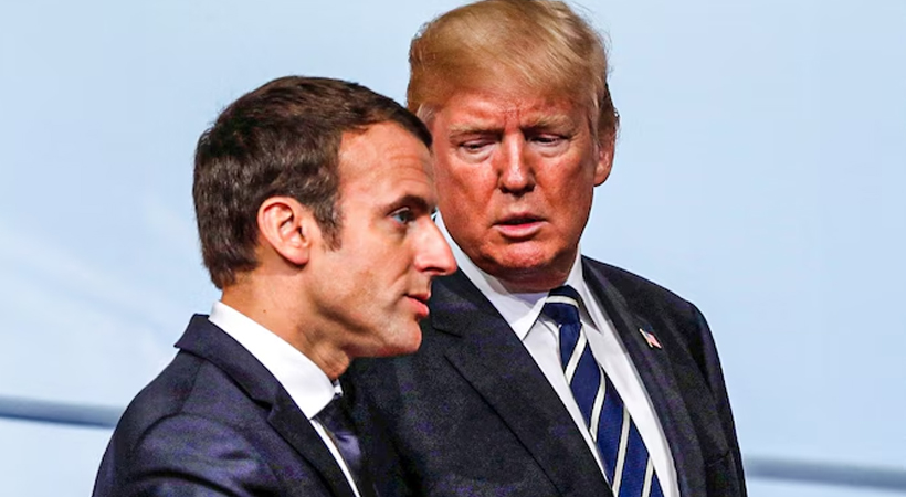 ട്രംപിന്റെ ഗാസാ പീസ് ബോര്‍ഡില്‍ ചേരാന്‍ മാക്രോണ്‍ വിസമ്മതിച്ചതിനു പിന്നാലെ ഫ്രഞ്ച് വൈനുകള്‍ക്കും ഷാംപെയിനുകള്‍ക്കും 200 ശതമാനം തീരുവ ഭീഷണിയുമായി യുഎസ് പ്രസിഡന്റ്