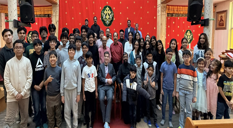 സെന്റ് ജേക്കബ്സ് സുറിയാനി ഓര്ത്തഡോക്സ് ദേവാലയത്തില് ഗാര്നെറ്റ് ജെന്യൂസ് എം.പി. യുവജനങ്ങളുമായി സംവദിച്ചു