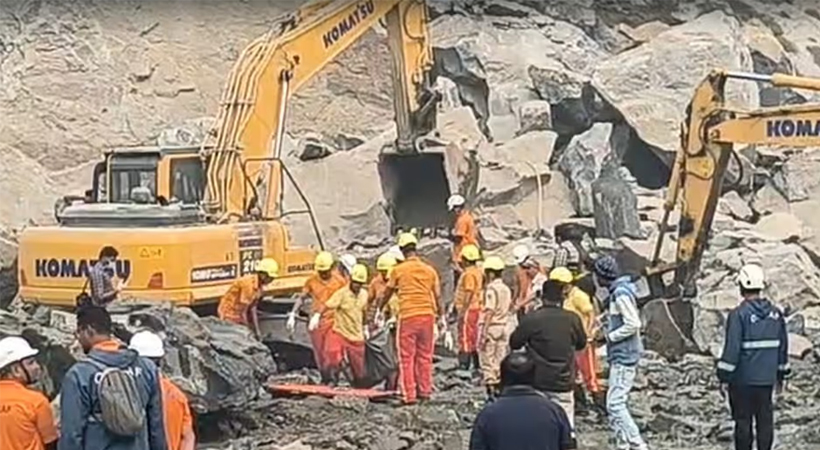 ഒഡീഷയില്‍ ക്വാറിയില്‍ സ്‌ഫോടനം: രണ്ടുപേര്‍ കൊല്ലപ്പെട്ടു; നിരവധിപ്പേര്‍കുടുങ്ങിക്കിടക്കുന്നു