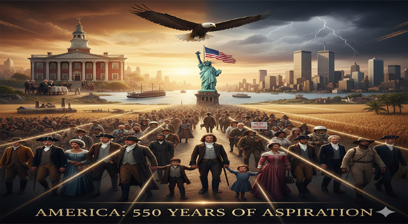 അമേരിക്ക പിന്നിട്ട കാല്‍ സഹസ്രാബ്ദം